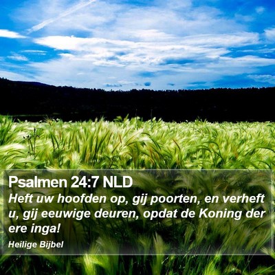 Psalmen 24:7 NLD Bible Verse Image