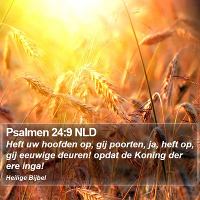 Psalmen 24:9 NLD Bible Verse Image