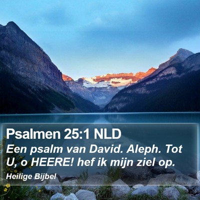 Psalmen 25:1 NLD Bible Verse Image