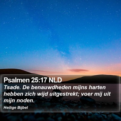 Psalmen 25:17 NLD Bible Verse Image
