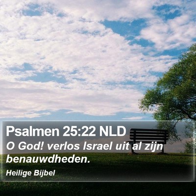 Psalmen 25:22 NLD Bible Verse Image
