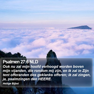Psalmen 27:6 NLD Bible Verse Image