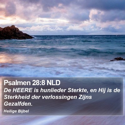 Psalmen 28:8 NLD Bible Verse Image