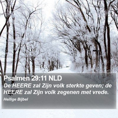 Psalmen 29:11 NLD Bible Verse Image