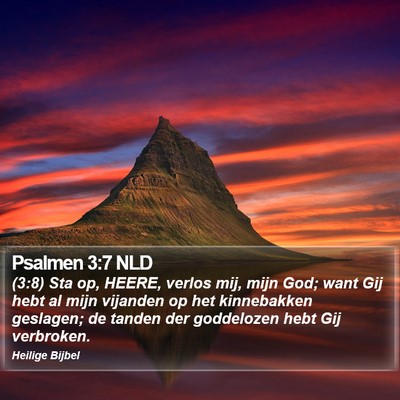 Psalmen 3:7 NLD Bible Verse Image