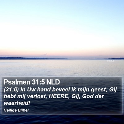 Psalmen 31:5 NLD Bible Verse Image