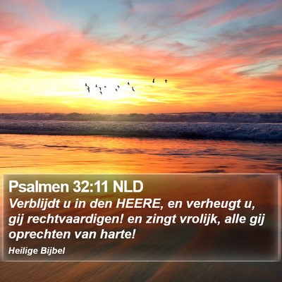 Psalmen 32:11 NLD Bible Verse Image
