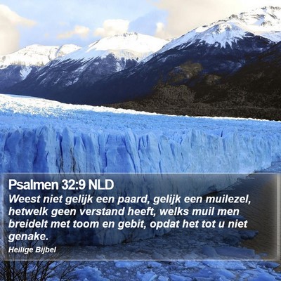 Psalmen 32:9 NLD Bible Verse Image