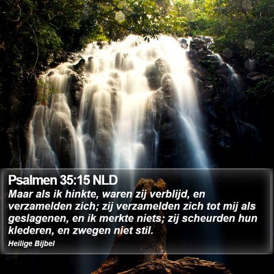 Psalmen 35:15 NLD Bible Verse Image