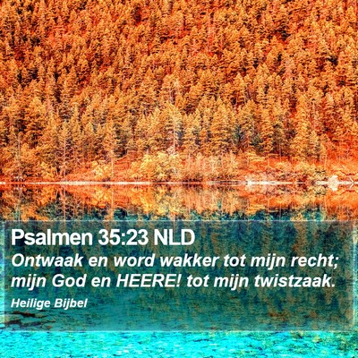 Psalmen 35:23 NLD Bible Verse Image