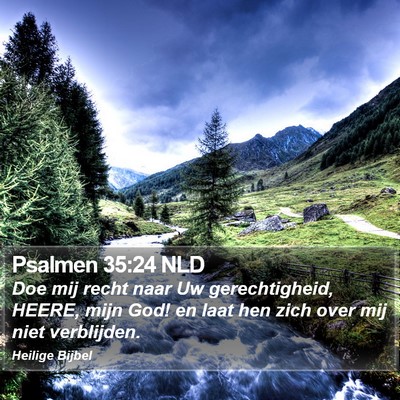 Psalmen 35:24 NLD Bible Verse Image