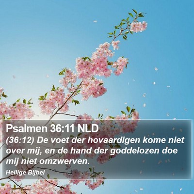 Psalmen 36:11 NLD Bible Verse Image