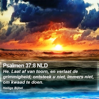 Psalmen 37:8 NLD Bible Verse Image