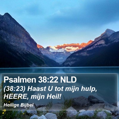Psalmen 38:22 NLD Bible Verse Image
