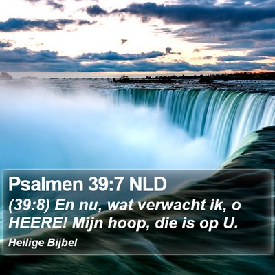 Psalmen 39:7 NLD Bible Verse Image