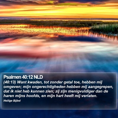 Psalmen 40:12 NLD Bible Verse Image