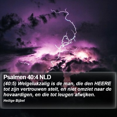 Psalmen 40:4 NLD Bible Verse Image
