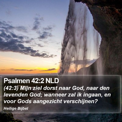 Psalmen 42:2 NLD Bible Verse Image