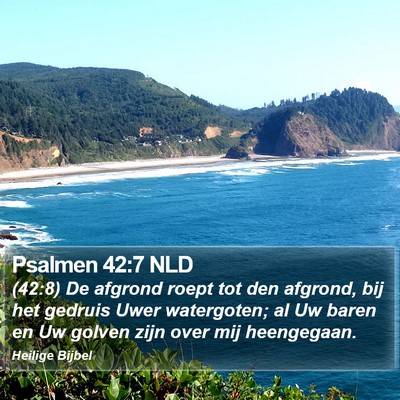 Psalmen 42:7 NLD Bible Verse Image