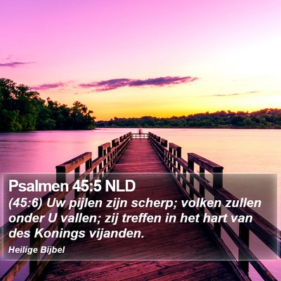 Psalmen 45:5 NLD Bible Verse Image
