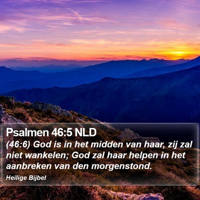 Psalmen 46:5 NLD Bible Verse Image
