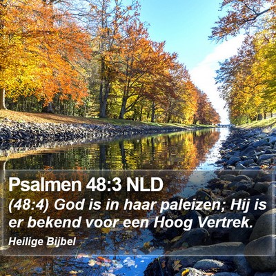 Psalmen 48:3 NLD Bible Verse Image