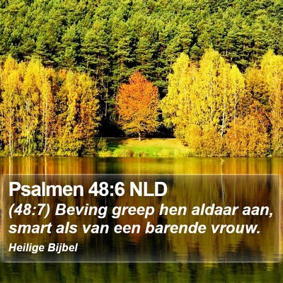 Psalmen 48:6 NLD Bible Verse Image