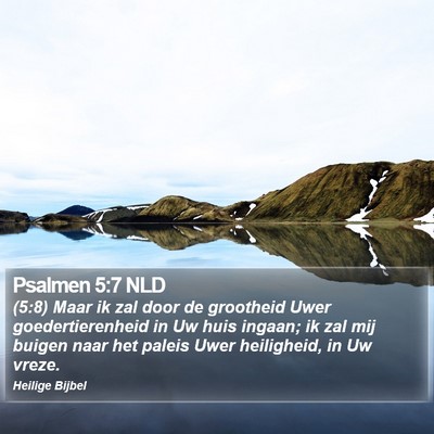 Psalmen 5:7 NLD Bible Verse Image