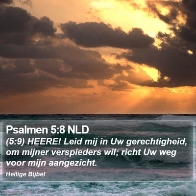 Psalmen 5:8 NLD Bible Verse Image