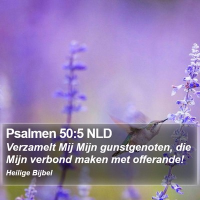 Psalmen 50:5 NLD Bible Verse Image