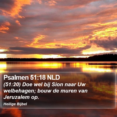 Psalmen 51:18 NLD Bible Verse Image