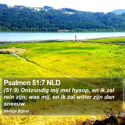 Psalmen 51:7 NLD Bible Verse Image