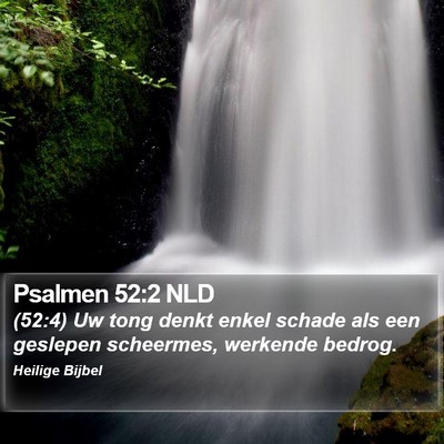 Psalmen 52:2 NLD Bible Verse Image