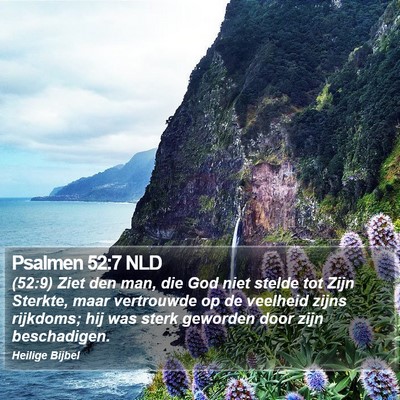 Psalmen 52:7 NLD Bible Verse Image