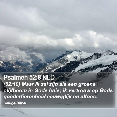 Psalmen 52:8 NLD Bible Verse Image