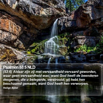 Psalmen 53:5 NLD Bible Verse Image