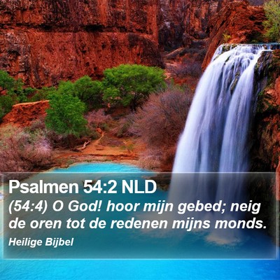Psalmen 54:2 NLD Bible Verse Image