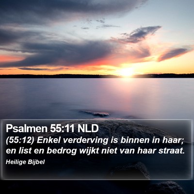 Psalmen 55:11 NLD Bible Verse Image