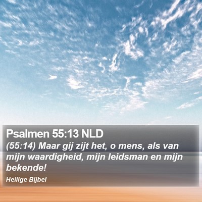 Psalmen 55:13 NLD Bible Verse Image