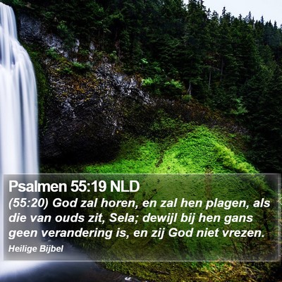 Psalmen 55:19 NLD Bible Verse Image