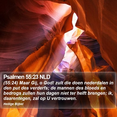 Psalmen 55:23 NLD Bible Verse Image
