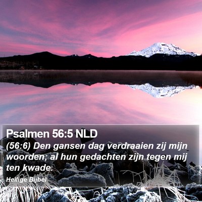 Psalmen 56:5 NLD Bible Verse Image