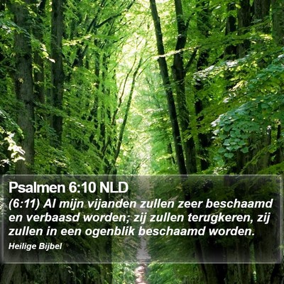 Psalmen 6:10 NLD Bible Verse Image