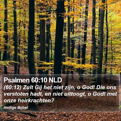 Psalmen 60:10 NLD Bible Verse Image