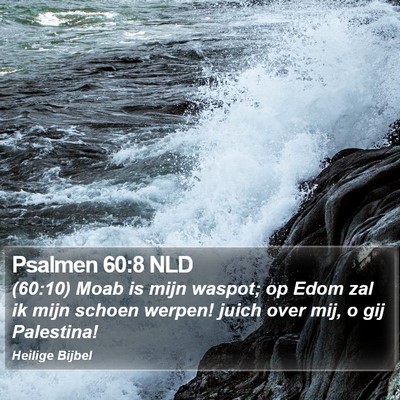 Psalmen 60:8 NLD Bible Verse Image