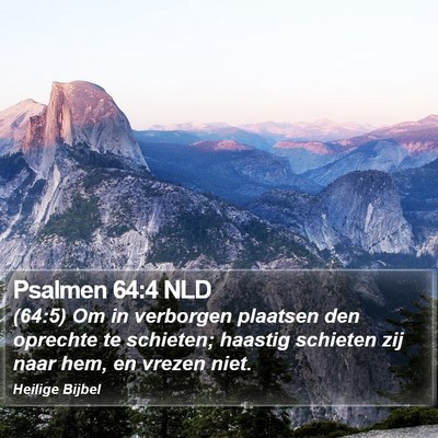 Psalmen 64:4 NLD Bible Verse Image