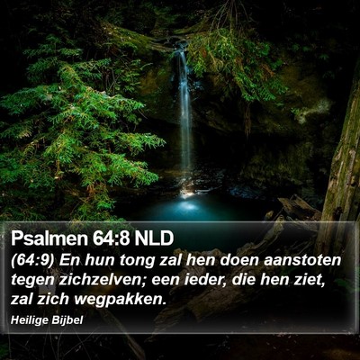 Psalmen 64:8 NLD Bible Verse Image