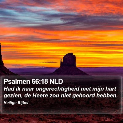 Psalmen 66:18 NLD Bible Verse Image