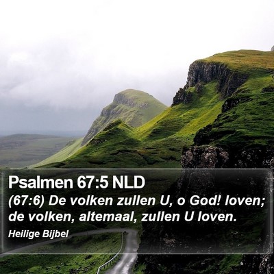 Psalmen 67:5 NLD Bible Verse Image