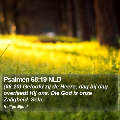 Psalmen 68:19 NLD Bible Verse Image